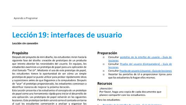 Unidad 2 - Lección19: interfaces de usuario