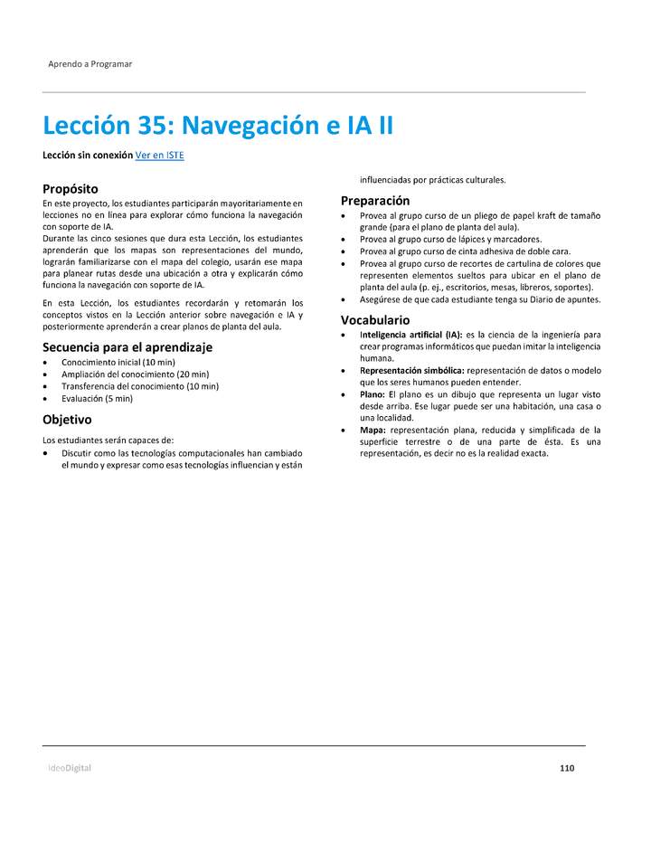Unidad 4 - Lección 35: Navegación e IA II
