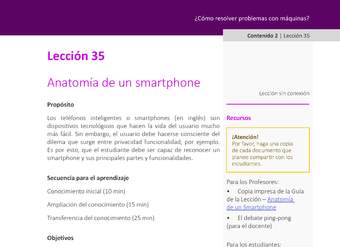 Unidad 2 - Lección 35: Anatomía de un smartphone