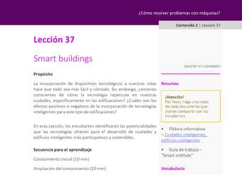 Unidad 2 - Lección 37: Smart buildings