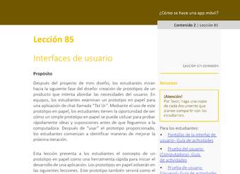 Unidad 4 - Lección 85: Interfaces de usuario