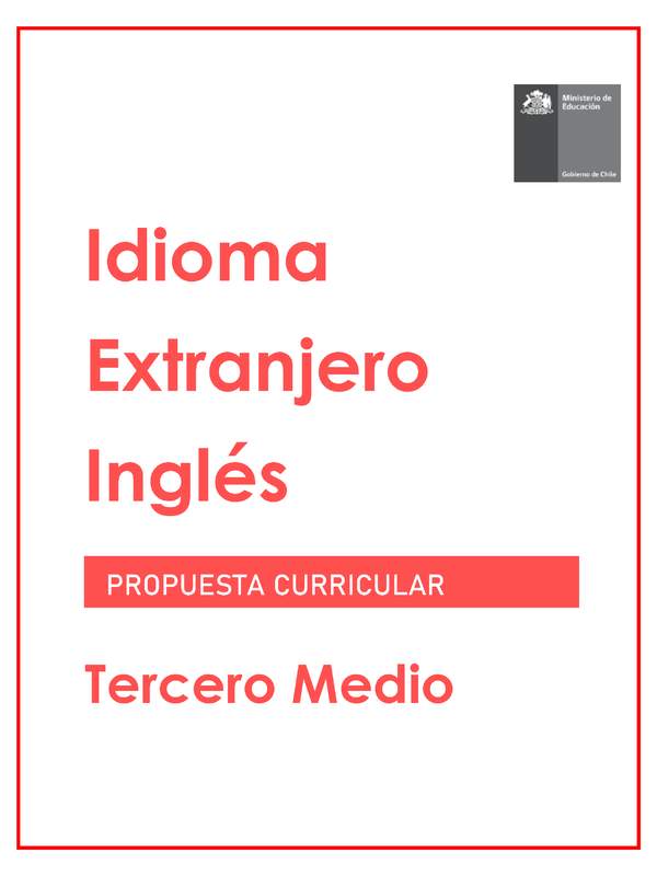 Programa de Inglés (Propuesta) 3° medio