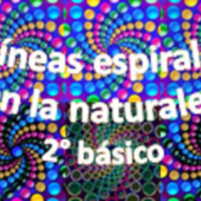 Líneas espirales en la naturaleza