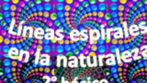 Líneas espirales en la naturaleza