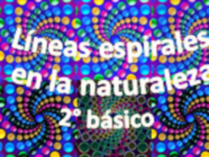 Líneas espirales en la naturaleza