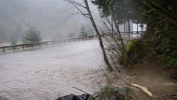 Inundación por salida de río