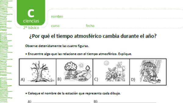 ¿Por qué el tiempo atmosférico cambia durante el año?