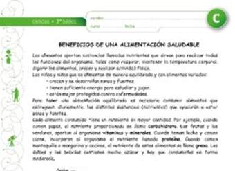 Beneficios de una alimentación saludable