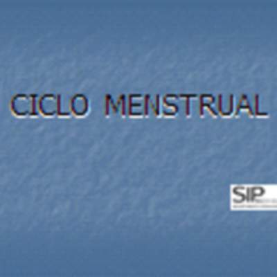 Ciclo menstrual