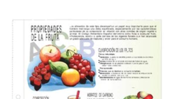 Propiedades de la fruta