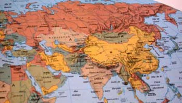 Mapa político de Asia