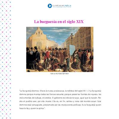 La burguesía en el siglo XIX