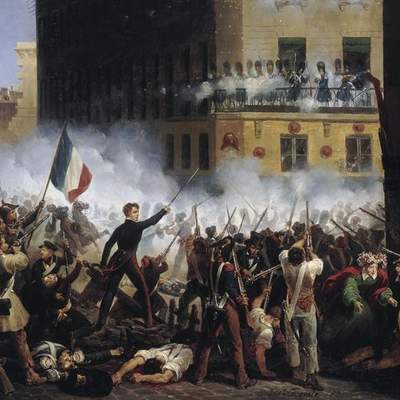 Combate de la calle de Rohan: Revolución 1830