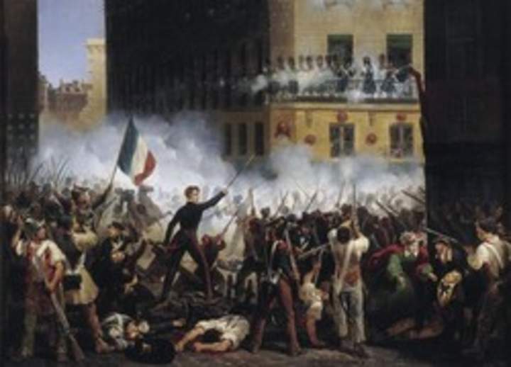 Combate de la calle de Rohan: Revolución 1830