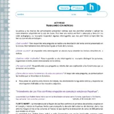 Trabajando con noticias