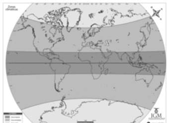 Mapa zonas climáticas mundo