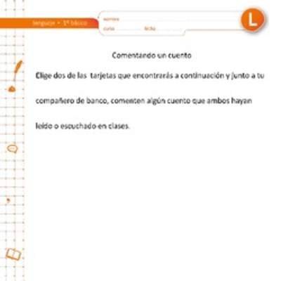 Comentando un cuento