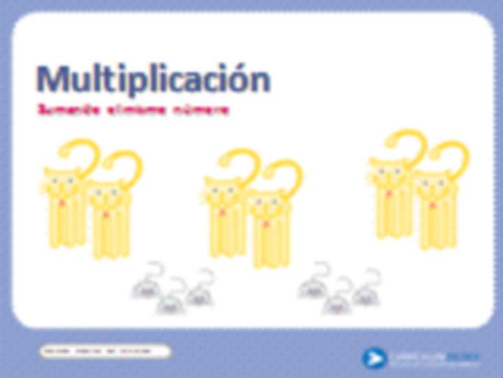 Multiplicación sumando el mismo número