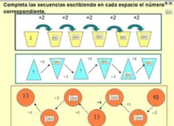 Completar secuencias numéricas (I)