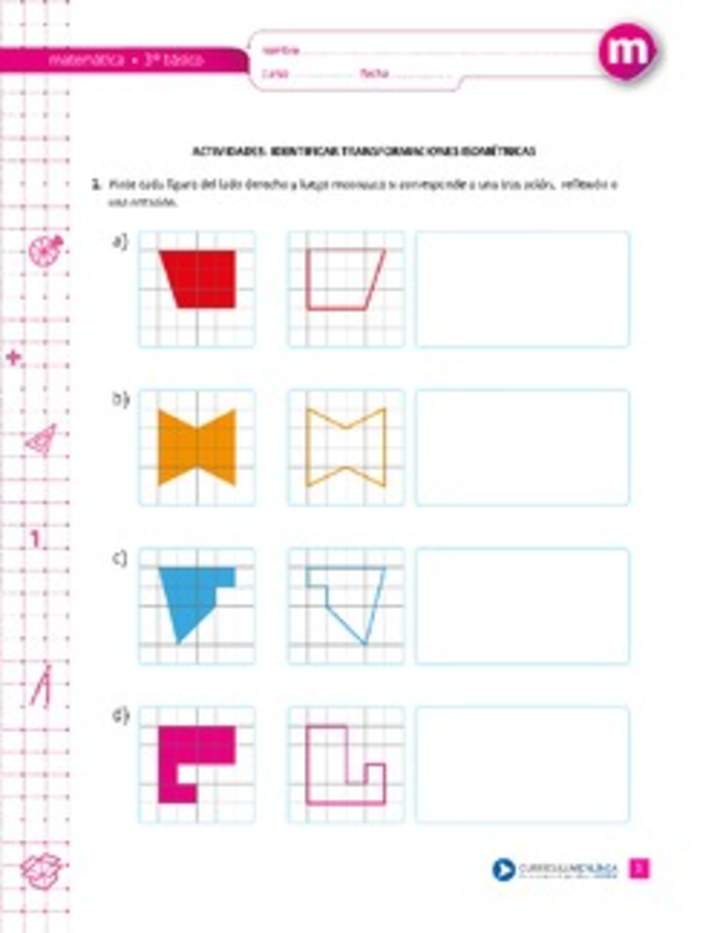 Identificar transformaciones