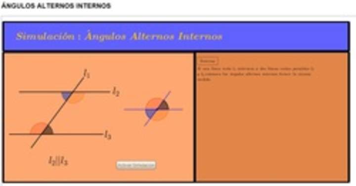 Ángulos alternos internos