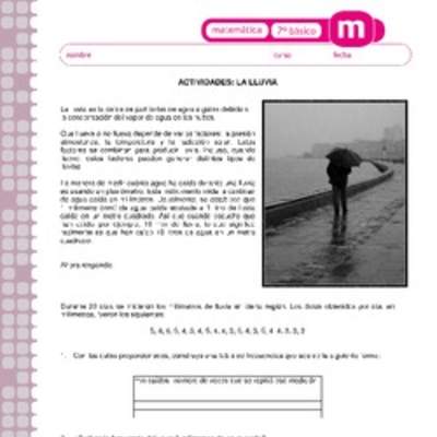La lluvia
