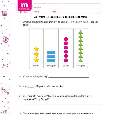 Construir y leer pictogramas