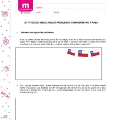 Resolviendo problemas con perímetro y área