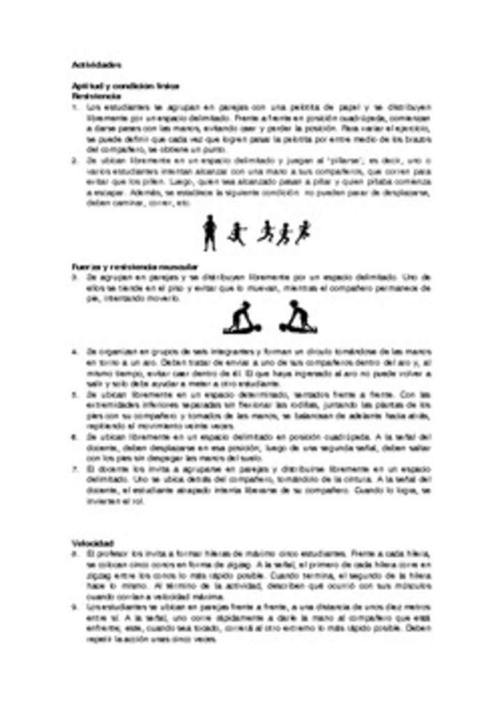 Actividades sugeridas Unidad 3