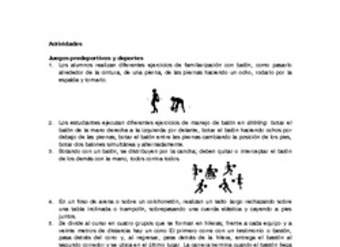 Actividades sugeridas Unidad 4