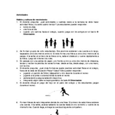 Actividades sugeridas Unidad 3