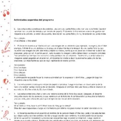 Actividades sugeridas Unidad 4