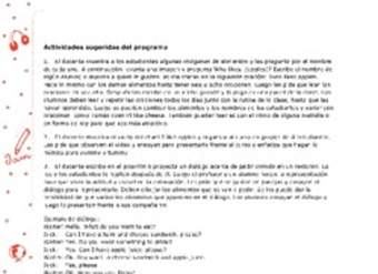 Actividades sugeridas Unidad 4