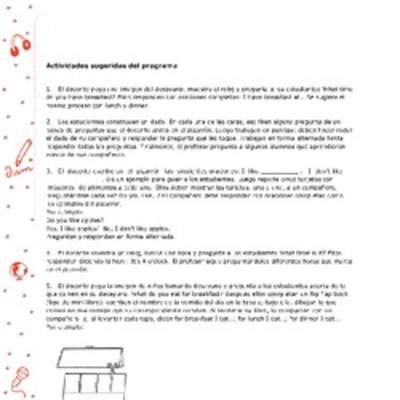 Actividades sugeridas Unidad 4