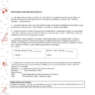 Actividades sugeridas Unidad 4