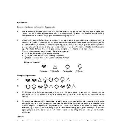 Actividades sugeridas Unidad 3