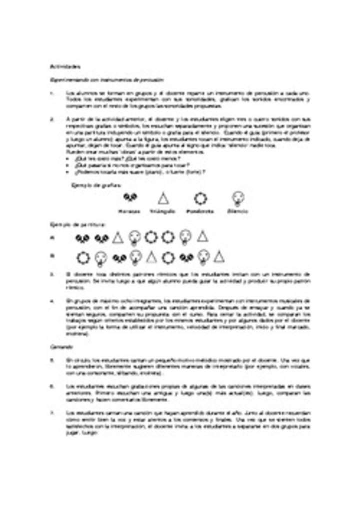 Actividades sugeridas Unidad 3