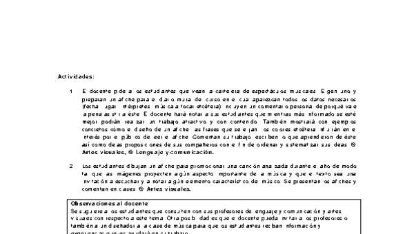 Actividades sugeridas Unidad 3