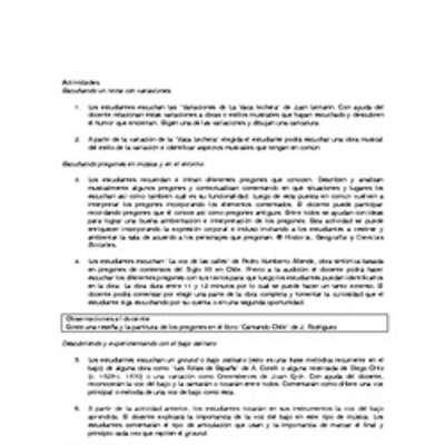 Actividades sugeridas Unidad 4