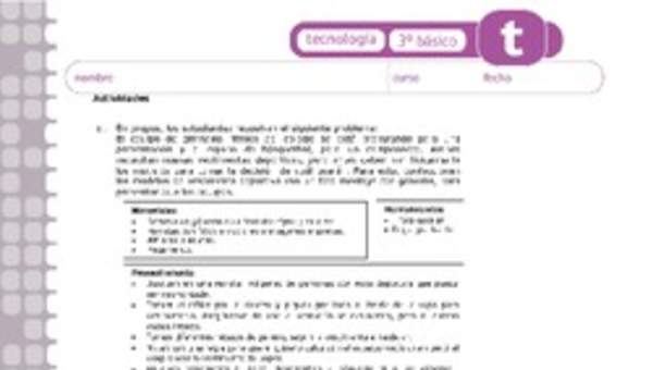 Actividades sugeridas Unidad 3