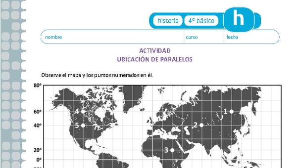 Ubicación de paralelos