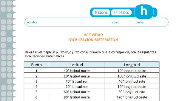 Localización matemática