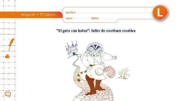 "El gato con botas": taller de escritura creativa