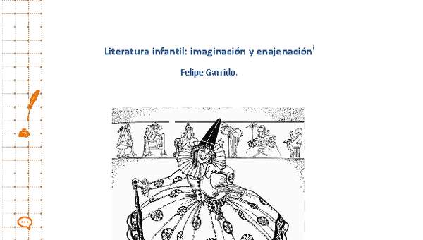 Literatura infantil: imaginación y enajenación