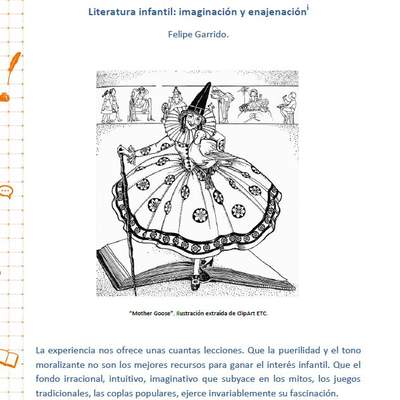 Literatura infantil: imaginación y enajenación