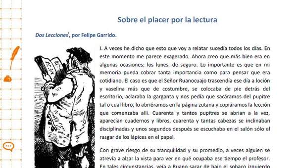 Sobre el placer por la lectura