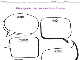 6 preguntas clave para un texto no literario