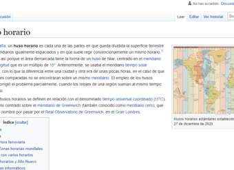 Wikipedia: Huso horario