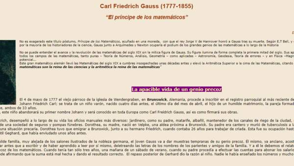 platea: Carl Friedrich Gauss