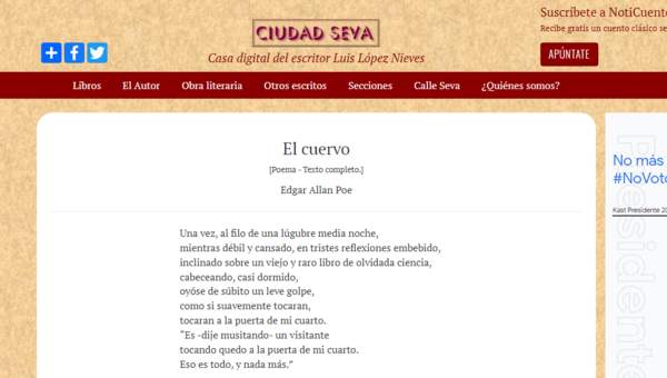 Ciudad seva: el cuervo